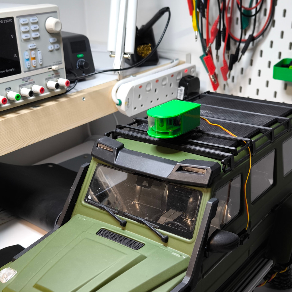 RC car FPV camera system in development